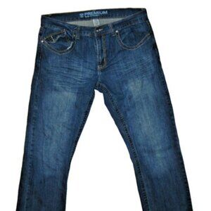 Vintage Route 66 Jeans Premium Men's 36x32 Slim Straight
